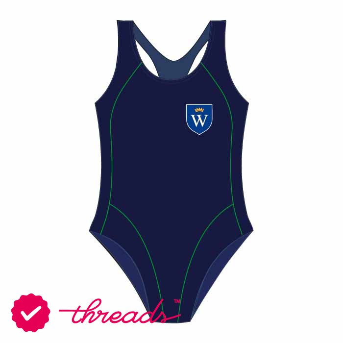 Swimsuit – Navy/Green - GEMS Wellington International School
